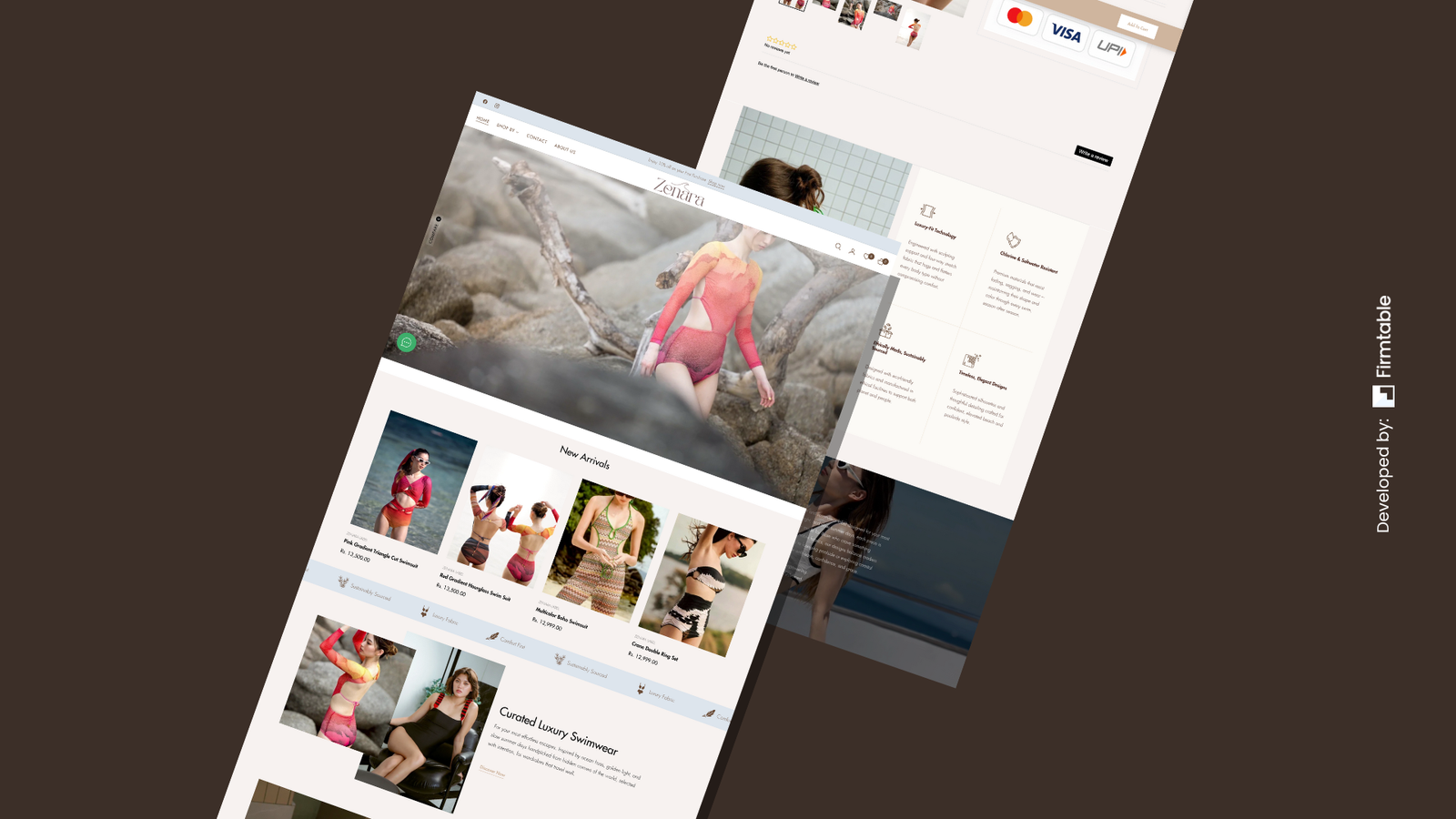Studio Zenara, Shopify Store designed by Firmtable